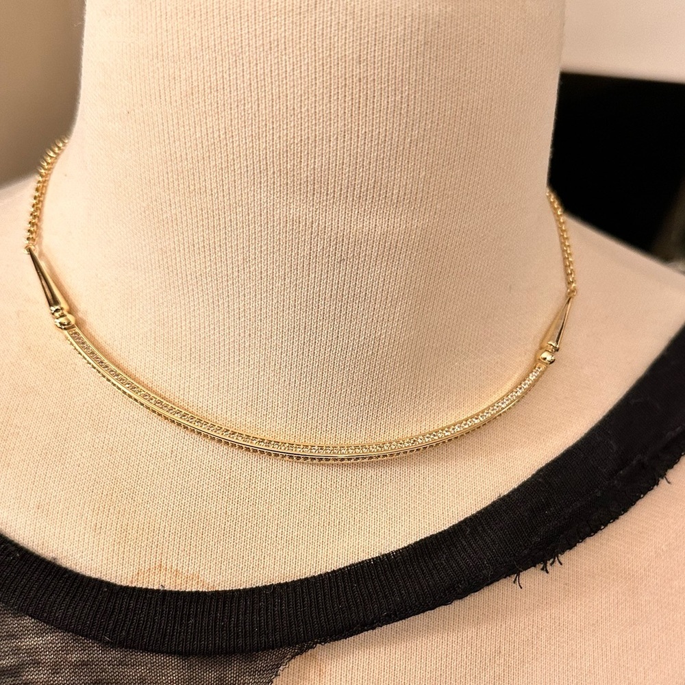 Kendra Scott Scottie choker necklace in gold